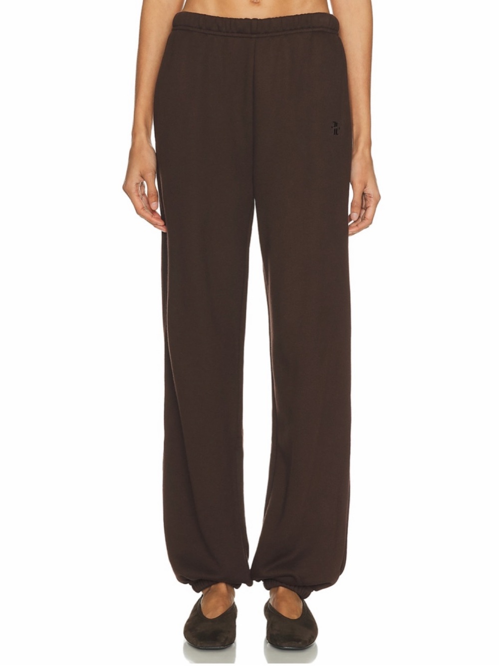 Eterne boyfriend pocket sweatpants in espresso